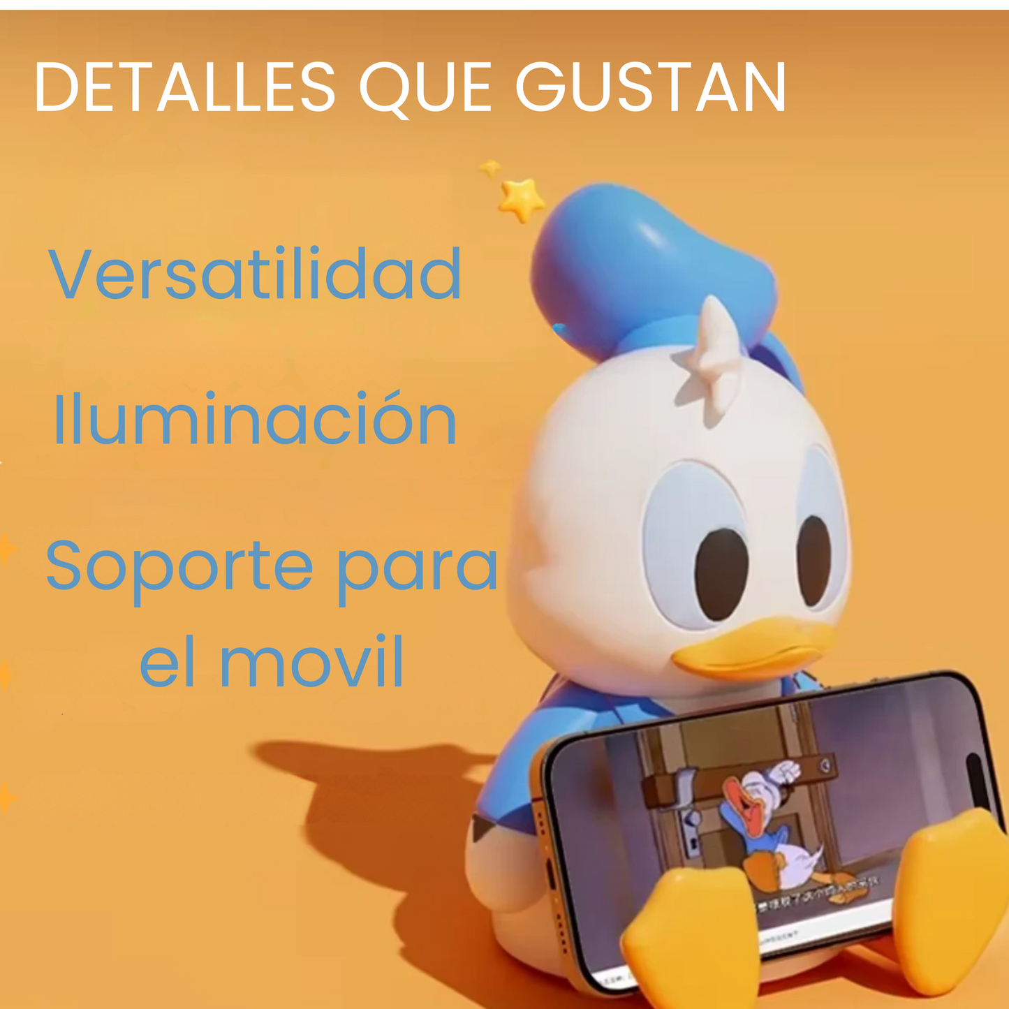 Lámpara infantil de pato